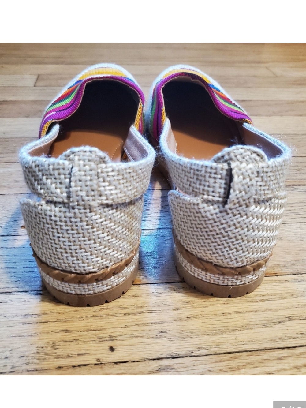 Artisan Rainbow Espadrille Wedges - Picture 4 of 8